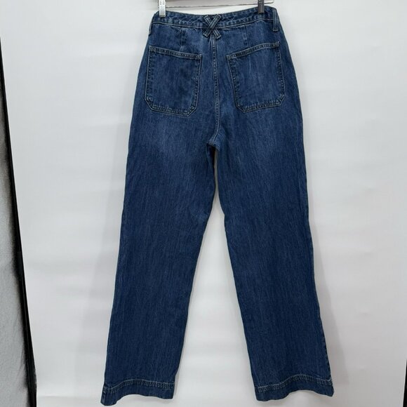 Universal Thread High Rise Wide Leg Jeans Medium Wash Sz 6 Long (Inseam 33”) - Picture 2 of 8